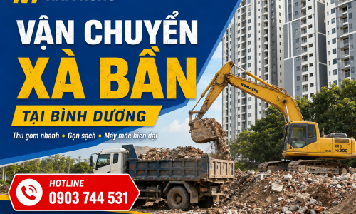 Dịch Vụ Vận Chuyển Xà Bần Tại Bình Dương 2026 – Thu Gom Nhanh, Gọn Sạch